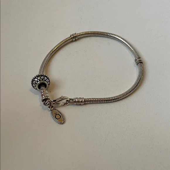 Pandora Silver Bracelet with Charms - Picture 3 of 5